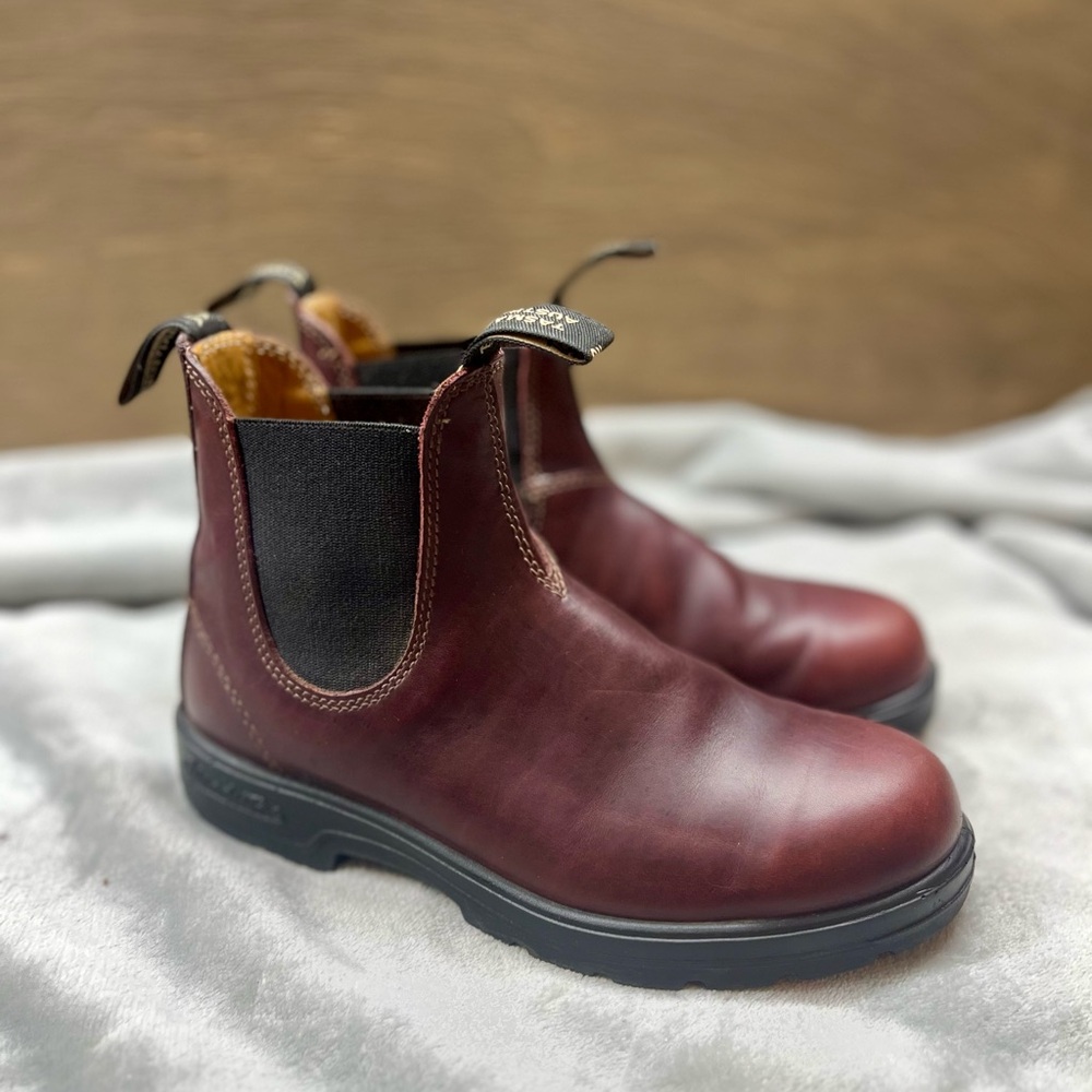 Blundstone Leather Chelsea Boots - Auburn